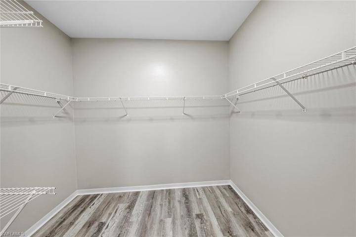 Large master walk-in closet