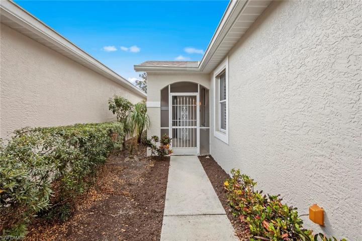 Front walk to entry