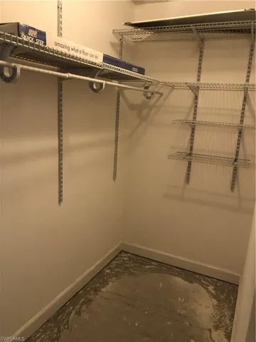 Large walk in closet