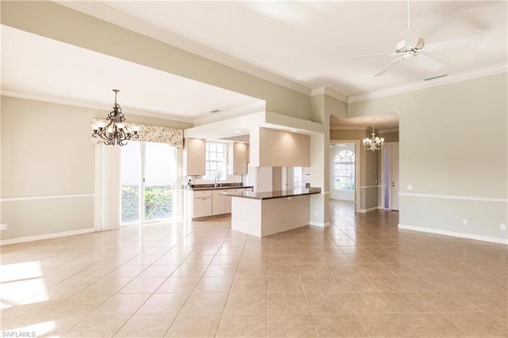 Very flexible space.  Living, dining, and kitchen are bright with 8 foot tall slider doors.