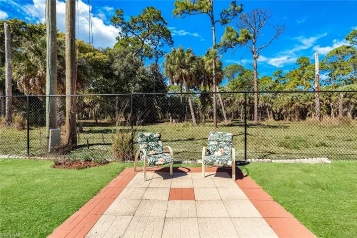 View of patio