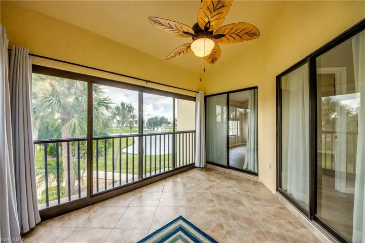 Expansive Screened in Balcony