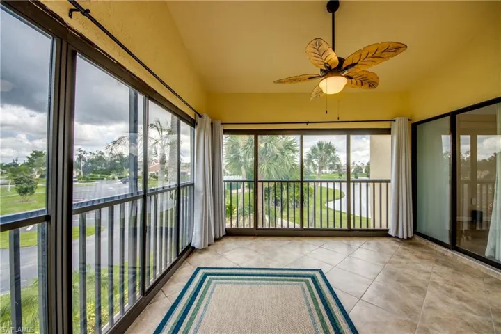 Expansive Screened in Balcony