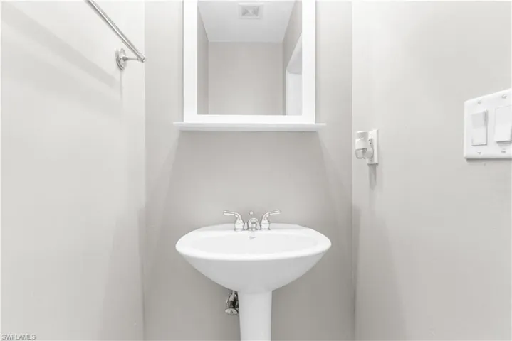 Downstairs half bath