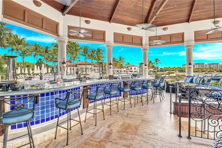 Blue Water Grille for casual dining experience on the beach or at the pool
