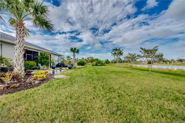 View of yard featuring a water view