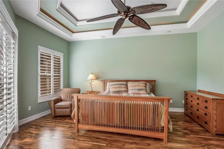 Master Bedroom w/ Sliding Glass Doors to Lanai