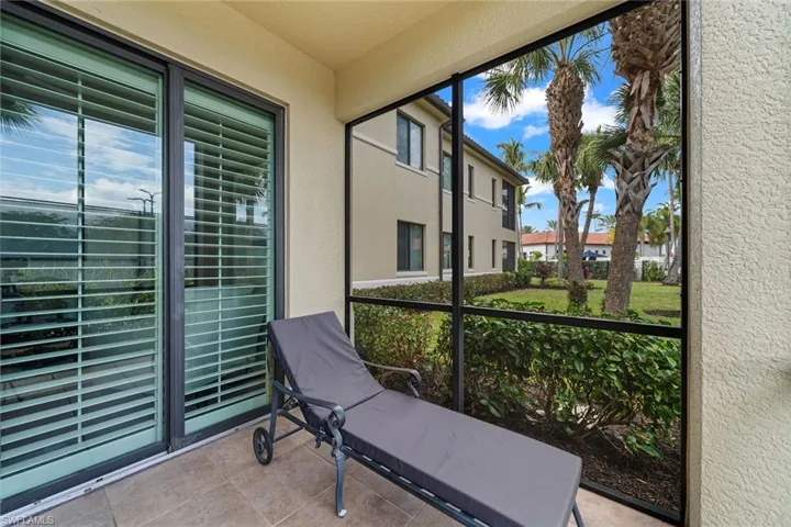 Balcony with a sunroom