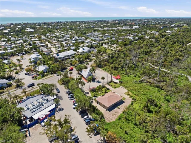 Aerial view of property's location