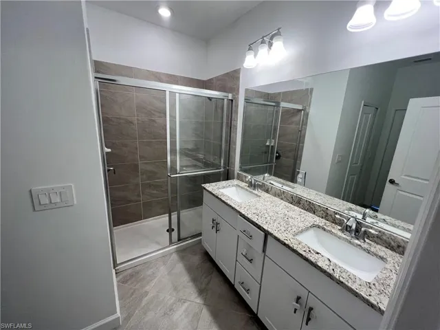 Master Bath with walk in shower