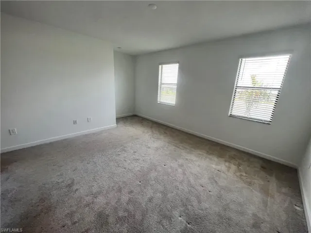 Master bedroom with lake view
