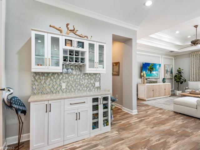 Custom built in bar