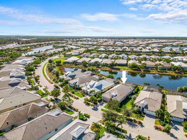 Aerial view of home