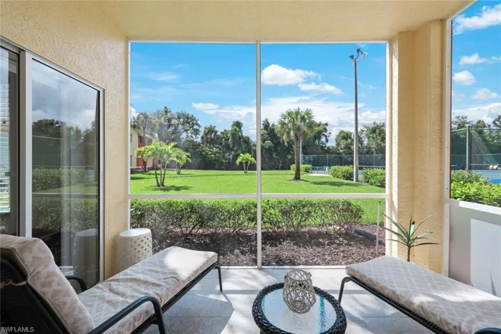 View of screened in lanai