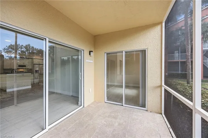 View of screened-in lanai