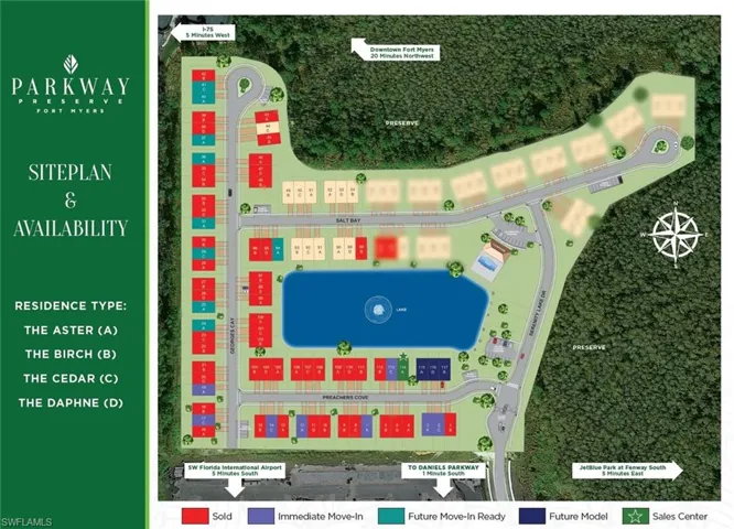 Siteplan Availability & Sold As of May 2024