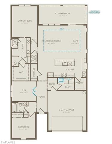 Floor plan with structurals