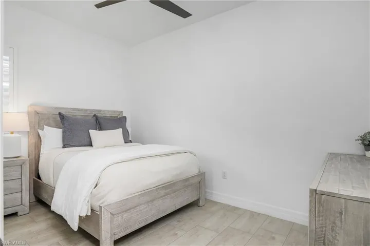 Bedroom #3 is spacious and shares a jack/jill bath with Bedroom #4.