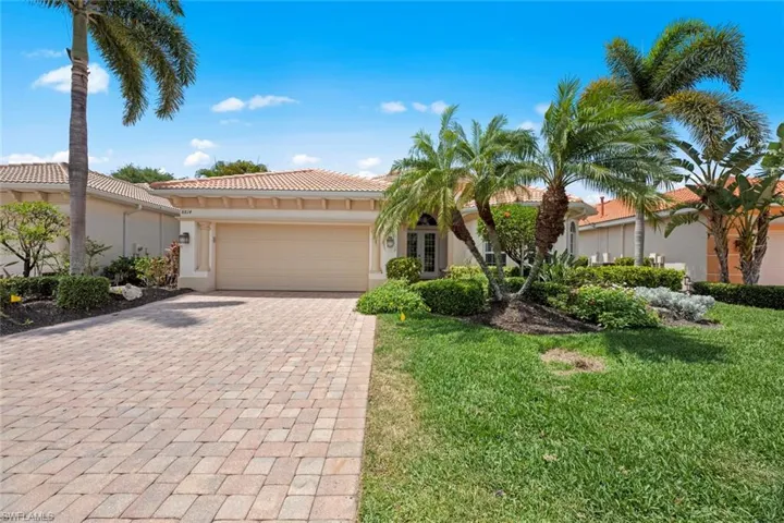 Long brick paver drive