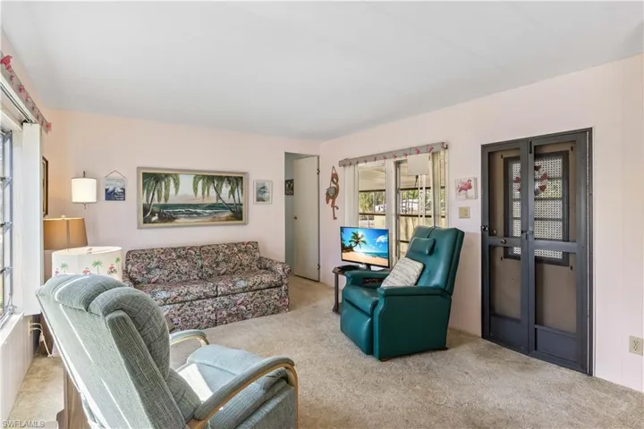 Living area looking towards the front door.  Furnishings may be negotiated!