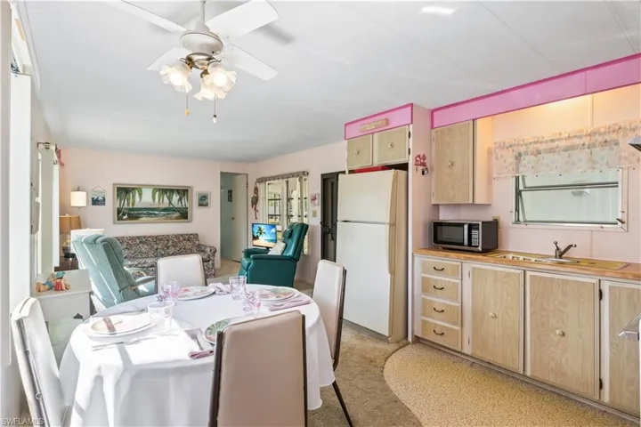 Dining, living and kitchen!