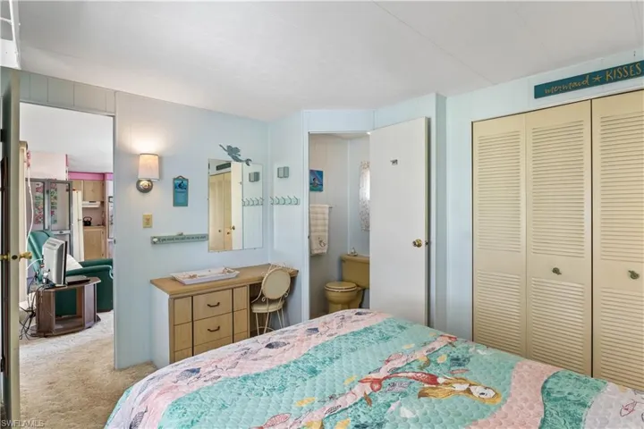 View of master and master bath.