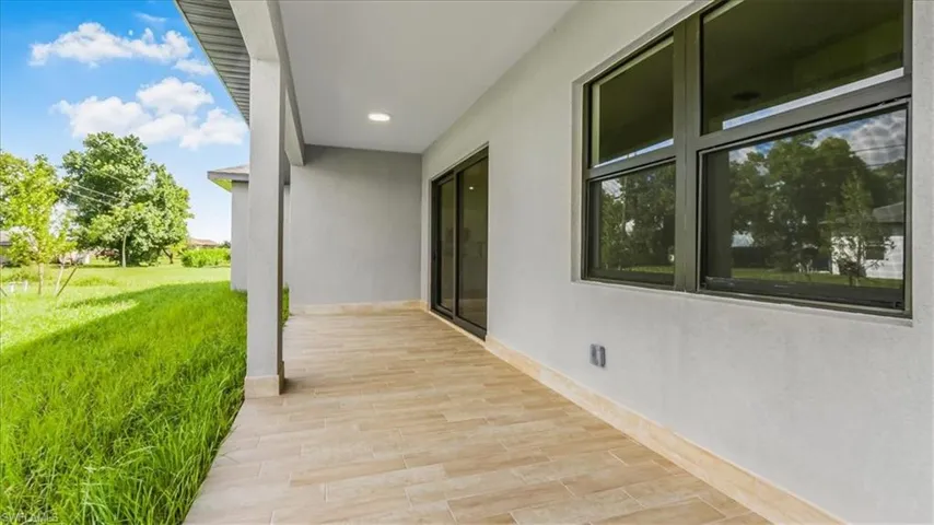 View of patio