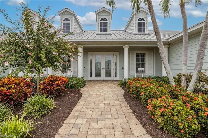 Entrance to property with french doors