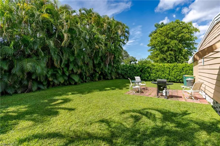 Backyard space and privacy