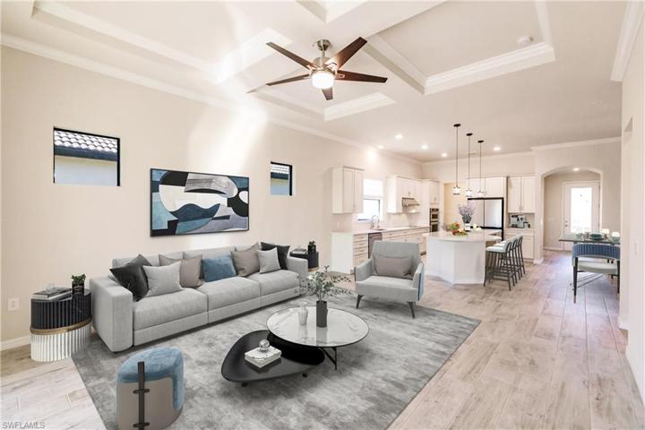 Virtually Staged Great Room