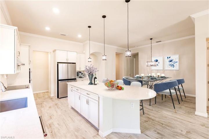 Virtually Staged Dining Area