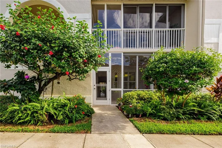 Beautiful landscaping with orchids and flowering bushes