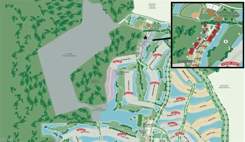 Site map: Unit #9008 - Western facing lanai