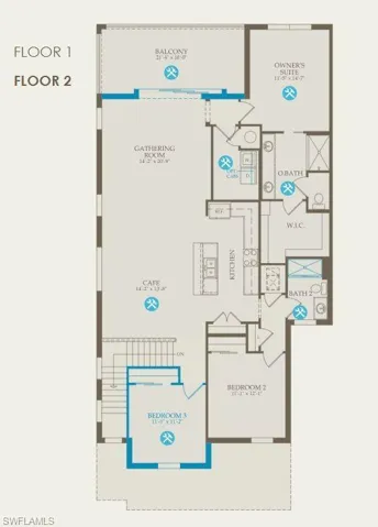 2nd floor with structural options selected