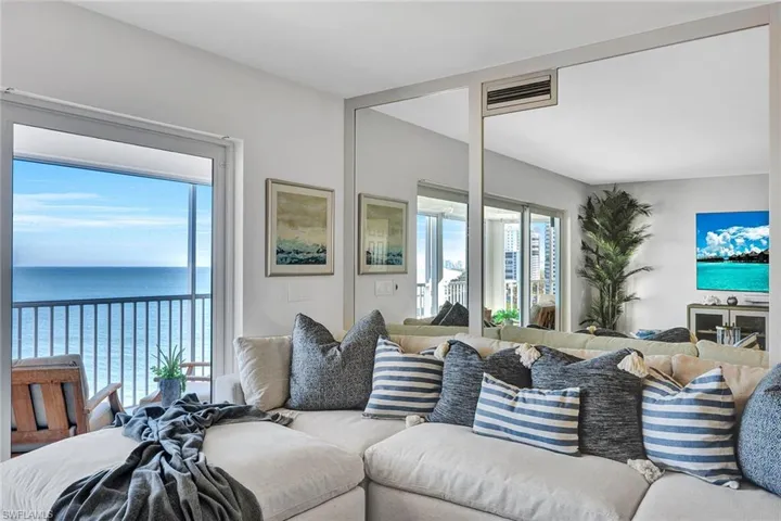 Light and bright living area with mesmerizing views