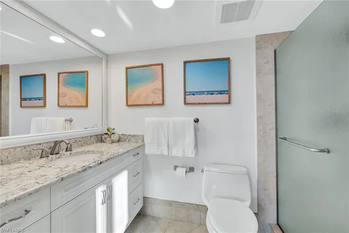 The third bedroom also includes an ensuite bath!