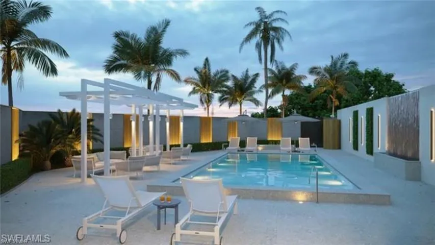 This rendering showcases the new pool, with assessments already paid!