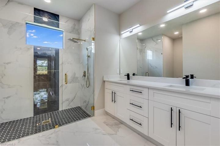 Master bath walk-in shower.
