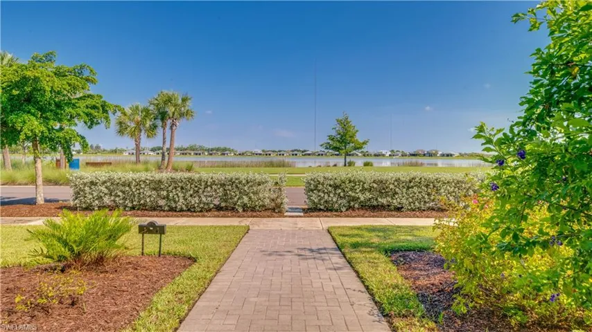 Gorgeous water view right out your front door!