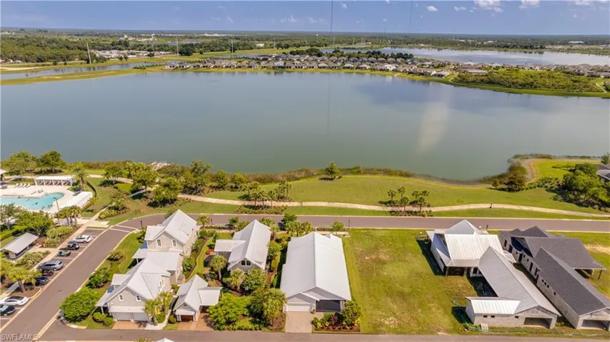 Large lake out your front door with trails.