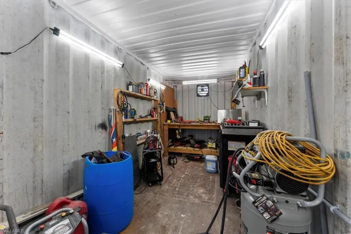 View of storage room