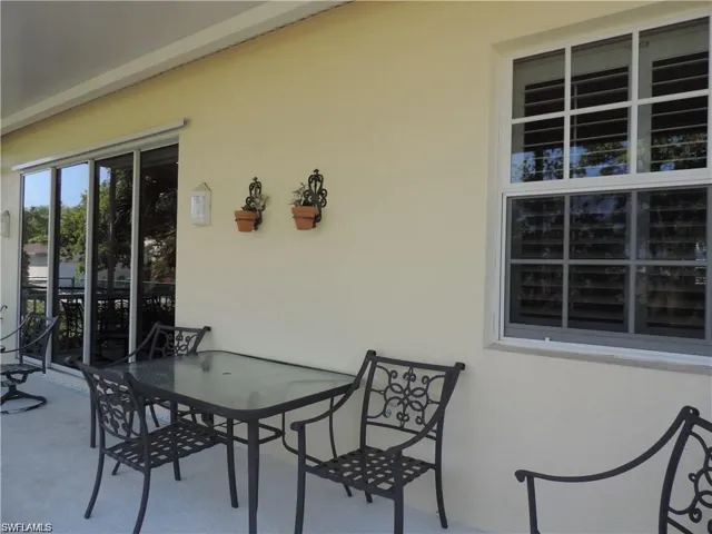View of patio