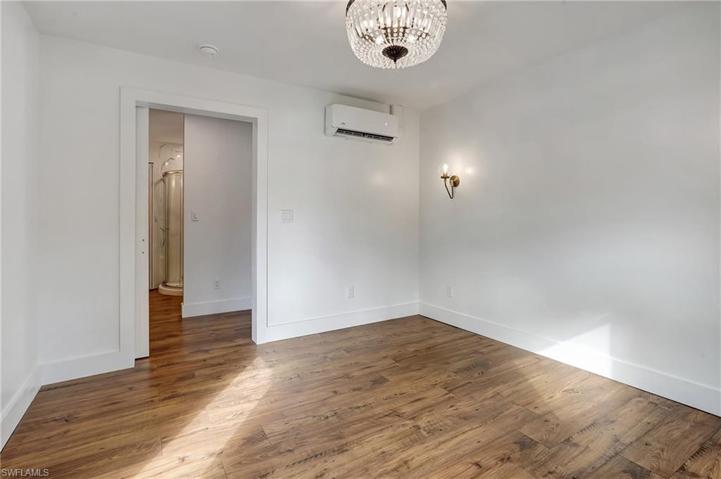 Spacious guest suite bedroom