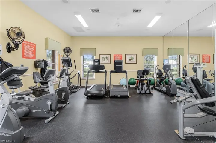 View of exercise room