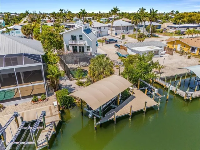 There are 2 lifts for your boating pleasure, plus a boat ramp.  There are also 2 decks on the rear of the home for beautiful views across St. James City.