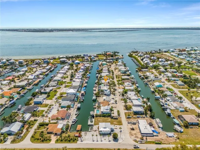 Notice how close this home is to the ICW and Sanibel.  The Gulf is in the background.