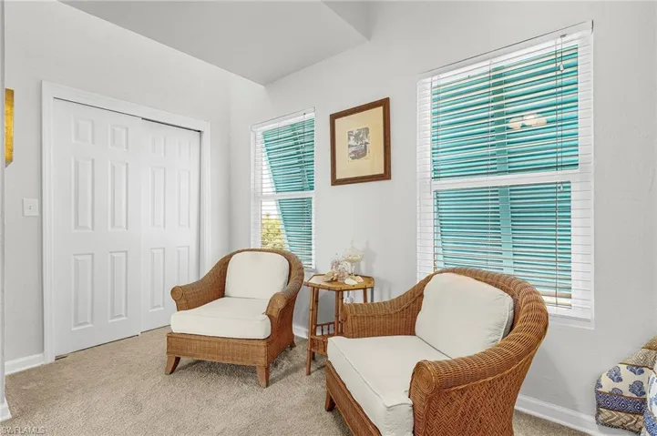 Buest Bedroom has room for a sitting area and a walk-in closet.