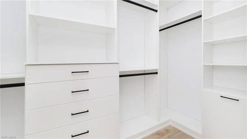 Master bedroom closet