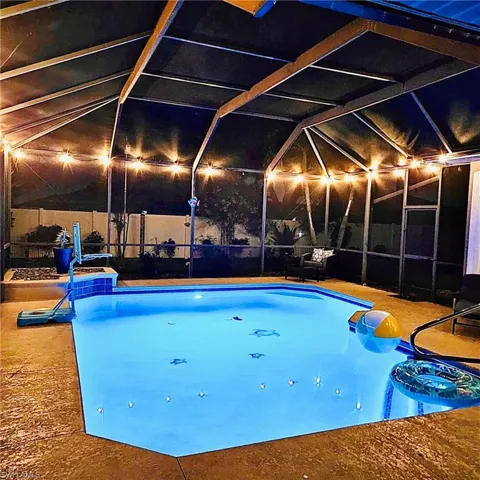 New LED Lighting in Pool