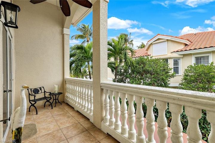 Balcony is off the primary bedroom with Two sets of 8' French doors.